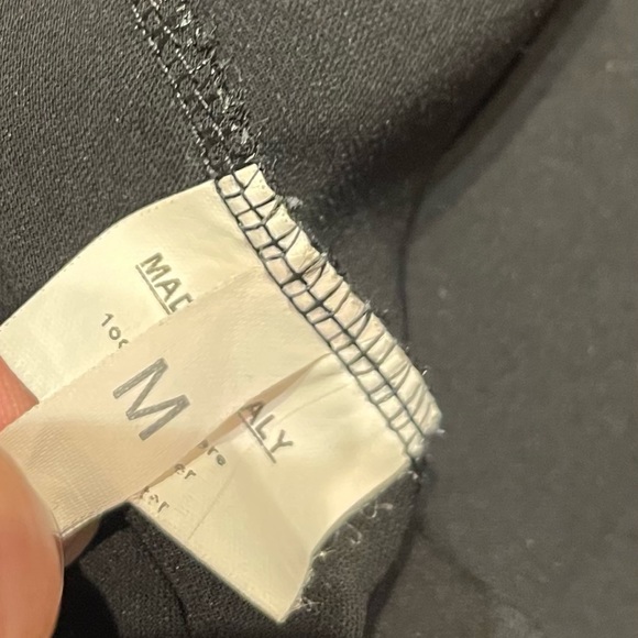 SPECCHIO made in Italy black wide leg cuff crop pants M - Picture 4 of 8